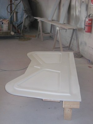 Back tank top mold