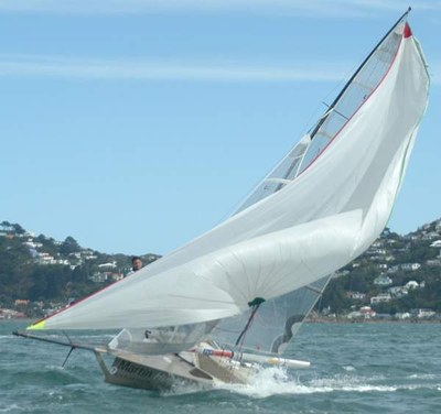 Martin Hughes Kenny flogging kite
