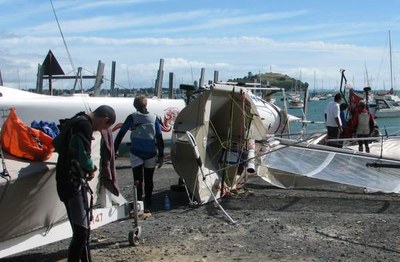 2007 Leander rigging area
