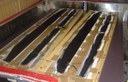 Main foils in oven
