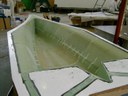 Shell still in mould