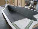 Finished shell in mould