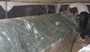 Setting up vacuum bag