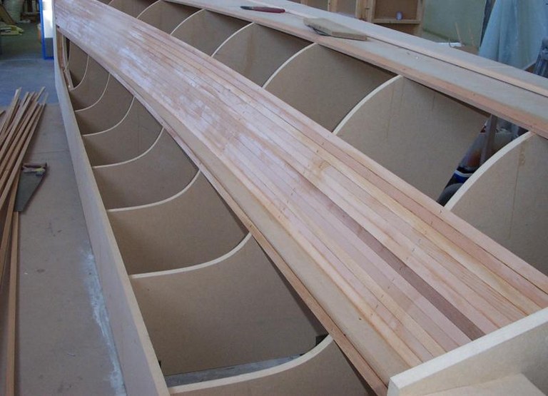 Mould with planking Rear View