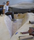 Sean and glassed and sanded mould prior to painting