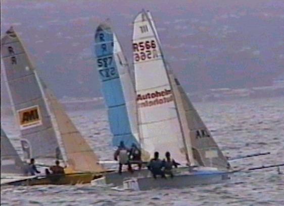 Sprint Race Start - C Tech (Alex Vallings and Andrew Meikeljohn), Dimension Polyant and AMI Insurance (Conan Hunt and Michael)