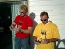 Sean and Chappie doing the daily results