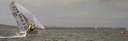 Davie Norris Boats Sean Milner and Steve Fortune tight kite lead Leander 2004
