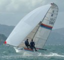 Stagecoach Steve Hogg and Neill Wood kite