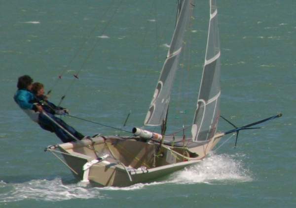Martin Hughes Paul and Steve MacIntosh on the wind