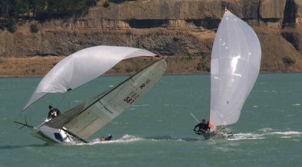 Stagecoach skipper ripped overboard by Nuplex Davie Norris's kite