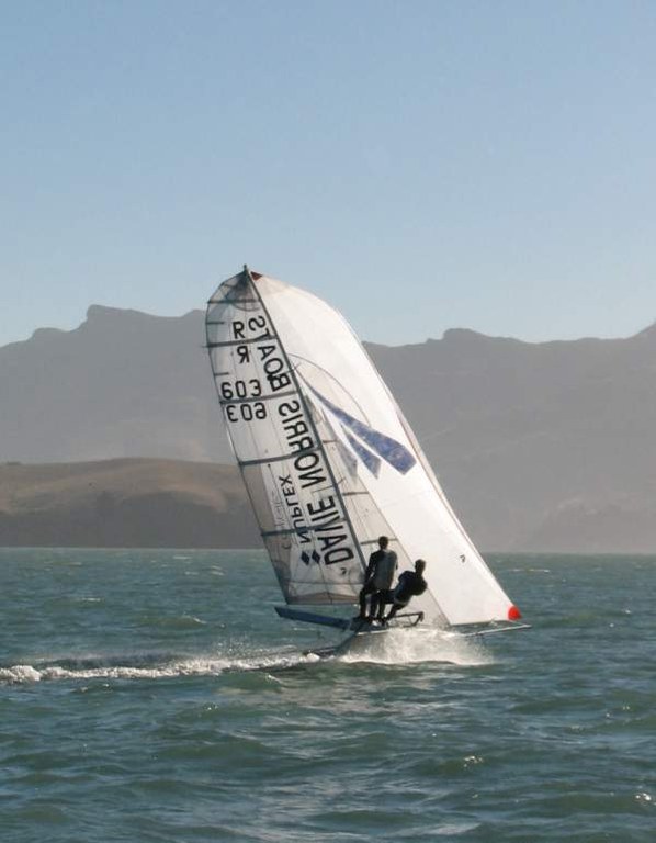 L3 - R603 Nuplex Davie Norris, Sean Milner and Dan Leech evening kite run backlit