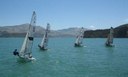 Akaroa sprints, first race, first beat light airs