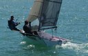 Akaroa sprint start Subwoofer R595,  Jess Hix and Paul Roe