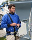 R582 Chemical Weapon James Collet rigging and contemplating the weather