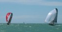 R607 TheVirtual gybe as R603 L3 powers on downwind