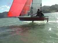 TheVirtual Flies - Launch day for the second foiling R Class