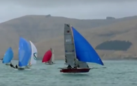 Leander 2010 Super Cup Sprint Series foilers kite run